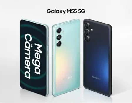 Quando o Galaxy M55 estará a venda no Brasil? ( Imagem: Divulgação)